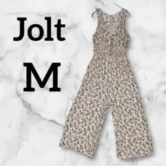 ✨️海外古着✨Jolt 【Ｍ】オールインワン 花柄 総柄 ノースリーブ 夏