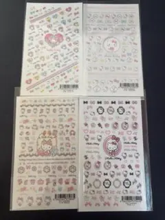 ハローキティネイルシール4枚セット