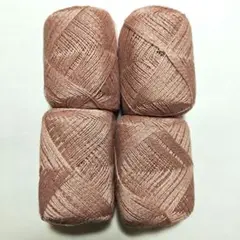 サマーヤーン　麻糸　ごしょう産業　毛糸雑貨ストアーズ　ラミーガーデン　ピンク4玉