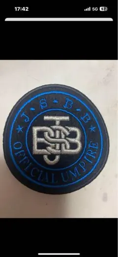 JSBB 審判用　青バッチ　1枚
