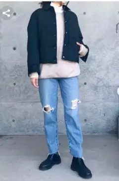 ユニクロユー パテッドシャツジャケット 新品