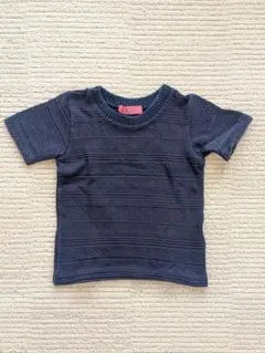 hakka kids ネイビー Tシャツ