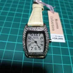 Montres Collection クォーツ腕時計 イエロー(未使用品)