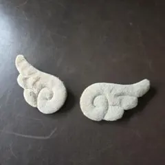 ウィッシュコア フラッフィーエンジェルピンボタン (2pcs) 天使の羽根 ②