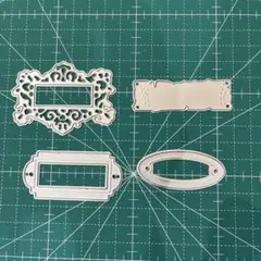 フレーム 枠 コラージュ おすそ分けファイル タイトル カッティングダイ