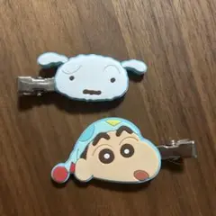 クレヨンしんちゃん　シロ　前髪クリップ