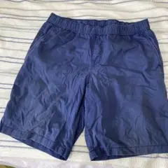 ユニクロ　ハ－フパンツ　L ネイビー