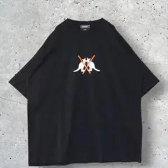 KANGOL ブラック Tシャツ 半袖 Lサイズ T154