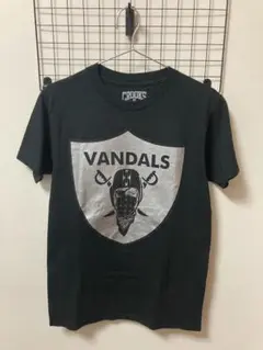 Crooks & Castles Tシャツ VANDALSプリント 黒 Sサイズ