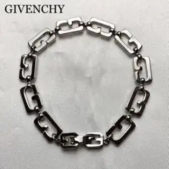 【極美品】GIVENCHY ブレスレット シルバー Gロゴ 刻印 ヴィンテージ
