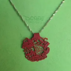 mark tawan 赤い　金魚　ネックレス
