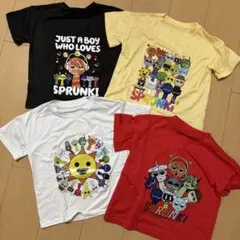 値下げ‼️SPRUNKI キャラクターTシャツ4枚セット