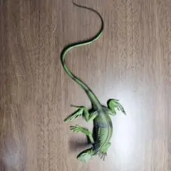 緑色トカゲフィギュア