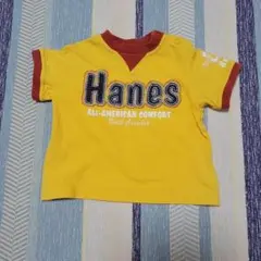 Hanes イエロー Tシャツ 赤袖・スポンジボブTシャツ セット