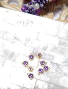 ジルコニアゴールド×チャーム