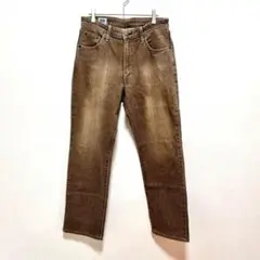 美品☆【エドウィン】ストレート　デニム ジーンズ　フェード加工　日本製　メンズ