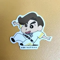 ホークス クレヨンしんちゃん シークレット ダイカットステッカー ウキョウ
