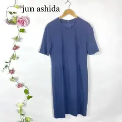 jun ashida ウール 半袖 フォーマル ワンピース 大きいサイズ