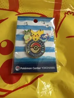 ポケモンセンター　ヨコハマ　ロゴピンズ　ピカチュウ