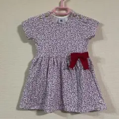 美品　プチバトー　ワンピース　74サイズ