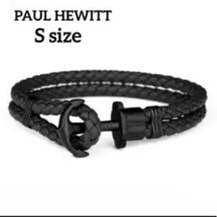 【新品】PAUL HEWITT ポールヒューイット レザーアンカーブレスレットS