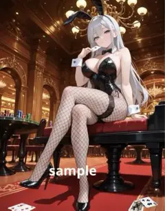 AIイラスト　美女 L版サイズ 1点物 D4