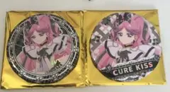 キミプリ展 キミとアイドルプリキュア展 缶バッジ キュアキッス レア サイン