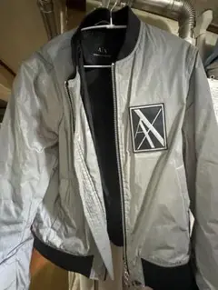 Armani Exchange シルバー ジャケット XXL
