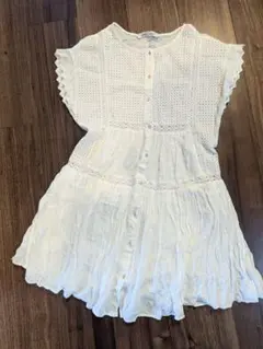 ZARA ホワイト チュニック S