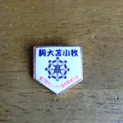 駒大苫小牧 バッジ