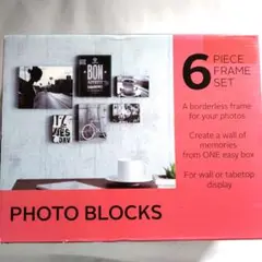 PHOTO BLOCKS 6ピースフレームセット　パネルフォトフレーム　ラドンナ