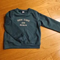 SHEIN ダークグリーン トレーナー 7Y