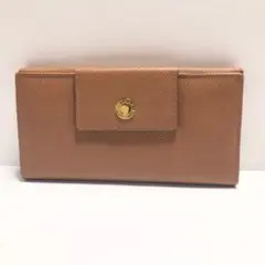 ブルガリ 長財布 - ブラウン レザー