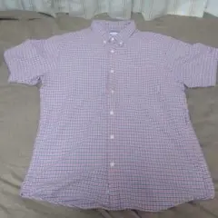 【美品】Columbia MENS チェック柄 半袖シャツ XL
