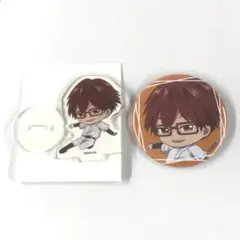 【2点】 千早瞬平 アクリルぷちスタンド＆缶バッジ 忘却バッテリー ユニフォーム