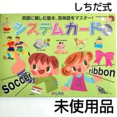 【美品】しちだ式 英語 システムカード　七田　幼児教育　右脳