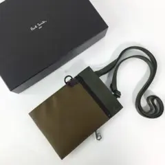 新品 ポールスミス サコッシュ ポーチ ショルダーバッグ ネイビー 54a075
