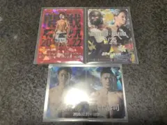 朝倉兄弟3枚セット！　RIZINポテトスティックポスターカードコレクション