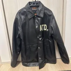 AT-DIRTY ブラックレザージャケット Sサイズ