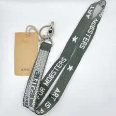 【最終お値下げ！】A.P.C. ロゴ刺繍 ネックストラップ グレー