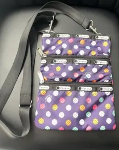 LeSportsac ドット柄 ショルダーバッグ