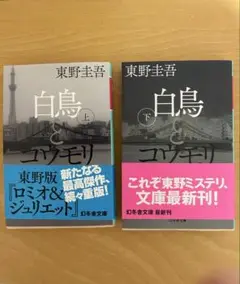 幻冬舎文庫 白鳥とコウモリ 上 下2冊セット・東野圭吾