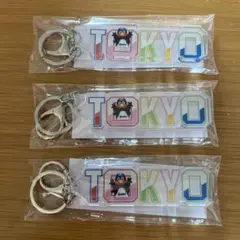 東京ヤクルトスワローズ　TOKYO アクリルキーホルダー 3個セット