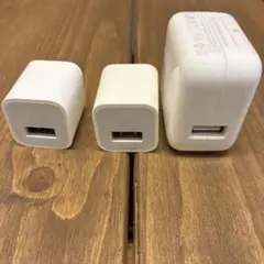 Apple純正 USB電源アダプター 3個セット