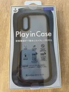 Play in Case ブラック シンプルスマホ7用　【新品未使用】