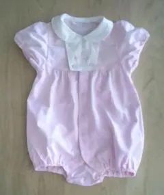 courrèges クレージュ ロンパース 80cm ベビーピンク