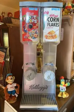 激レア ケロッグ　シリアルディスペンサー　特大　ホテル 店舗　kellogg’s