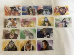 ワンピース　ONE PIECE クリアカード14枚セット