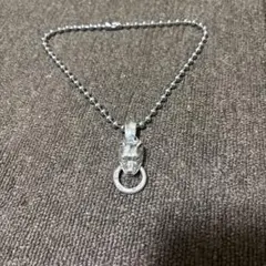 週末限定値下げします。ビルウォールレザーラージドッグネックレス