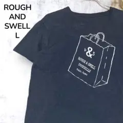 【人気】ROUGH AND SWELL Tシャツ L チャコールグレー 日本製